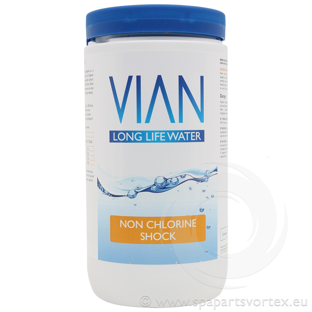 Vian Non-Chlorine Shock 1kg (Available in boxes of 12) 