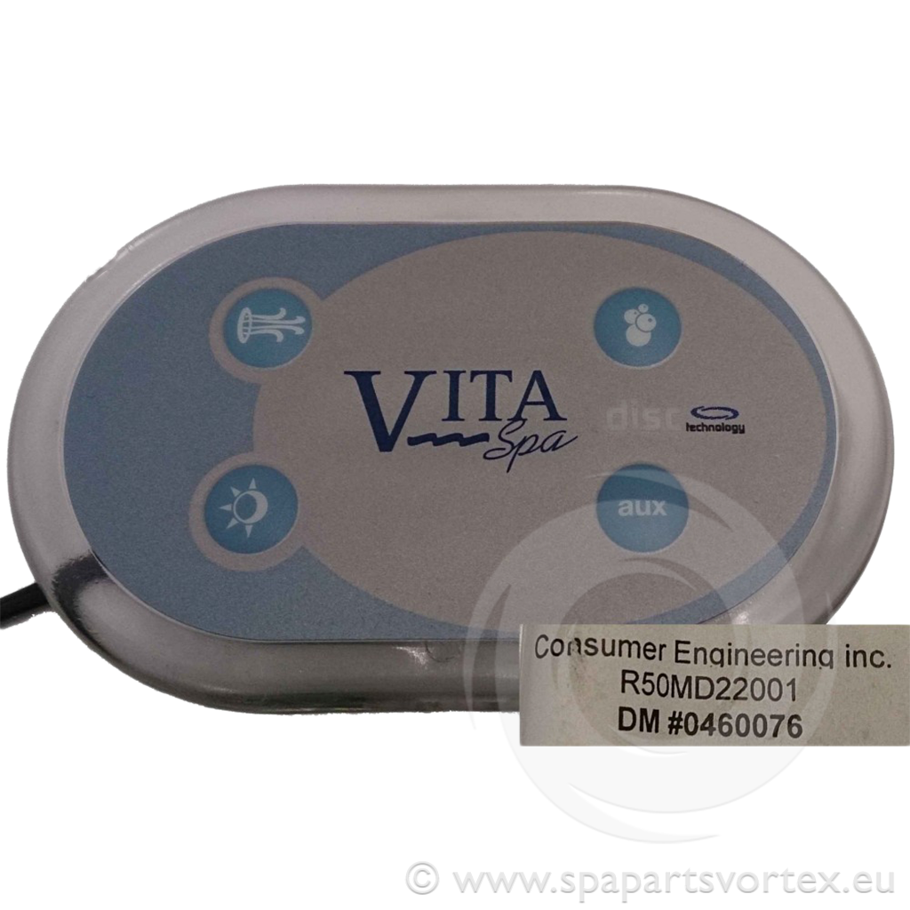 Vita Spa 4 Button Remote Touch Panel