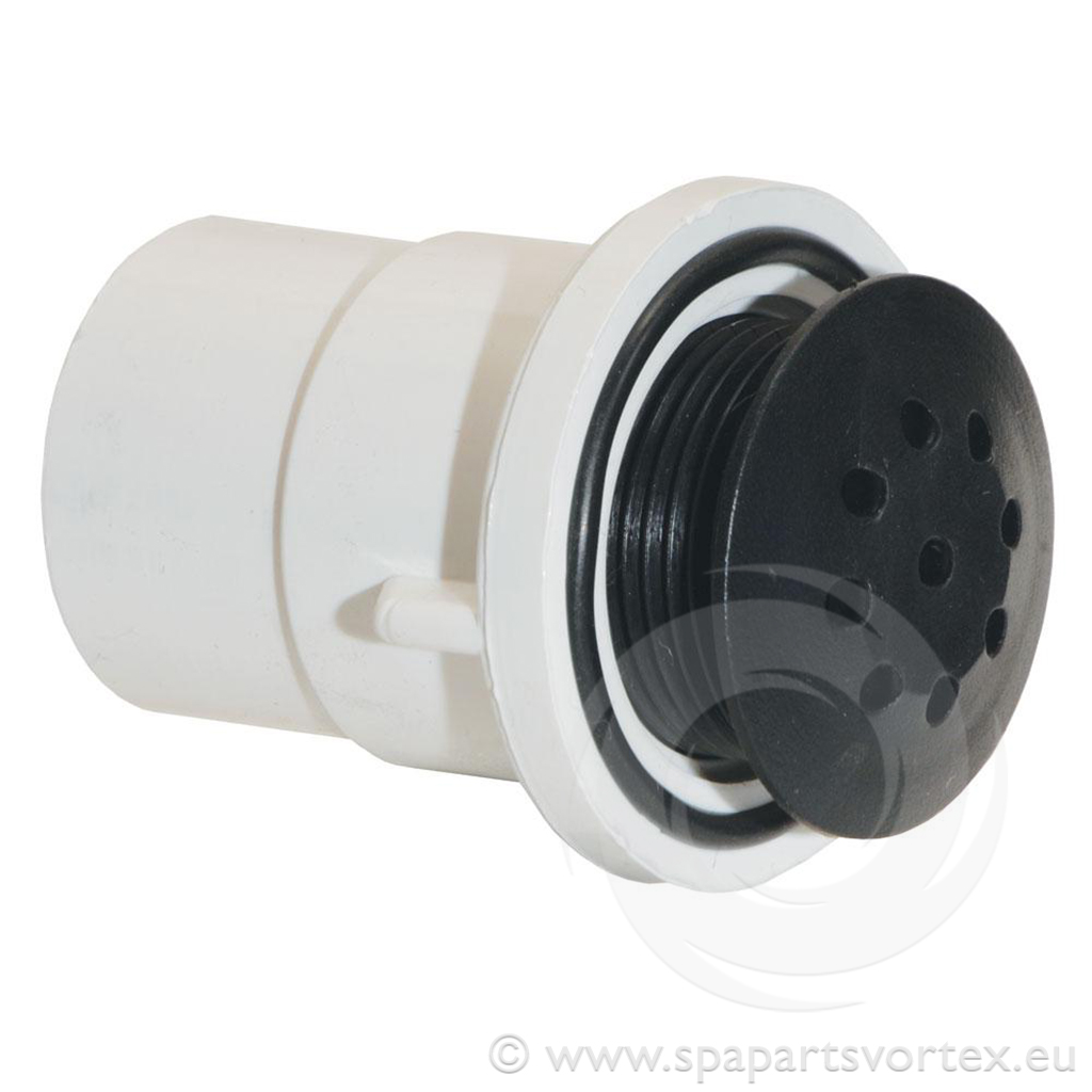 Air Injecter Pepper Pot Style Black (1")