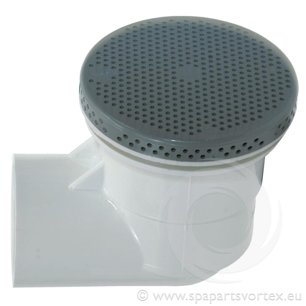 1.5" 90 Low Profile Suction or Drain Grey