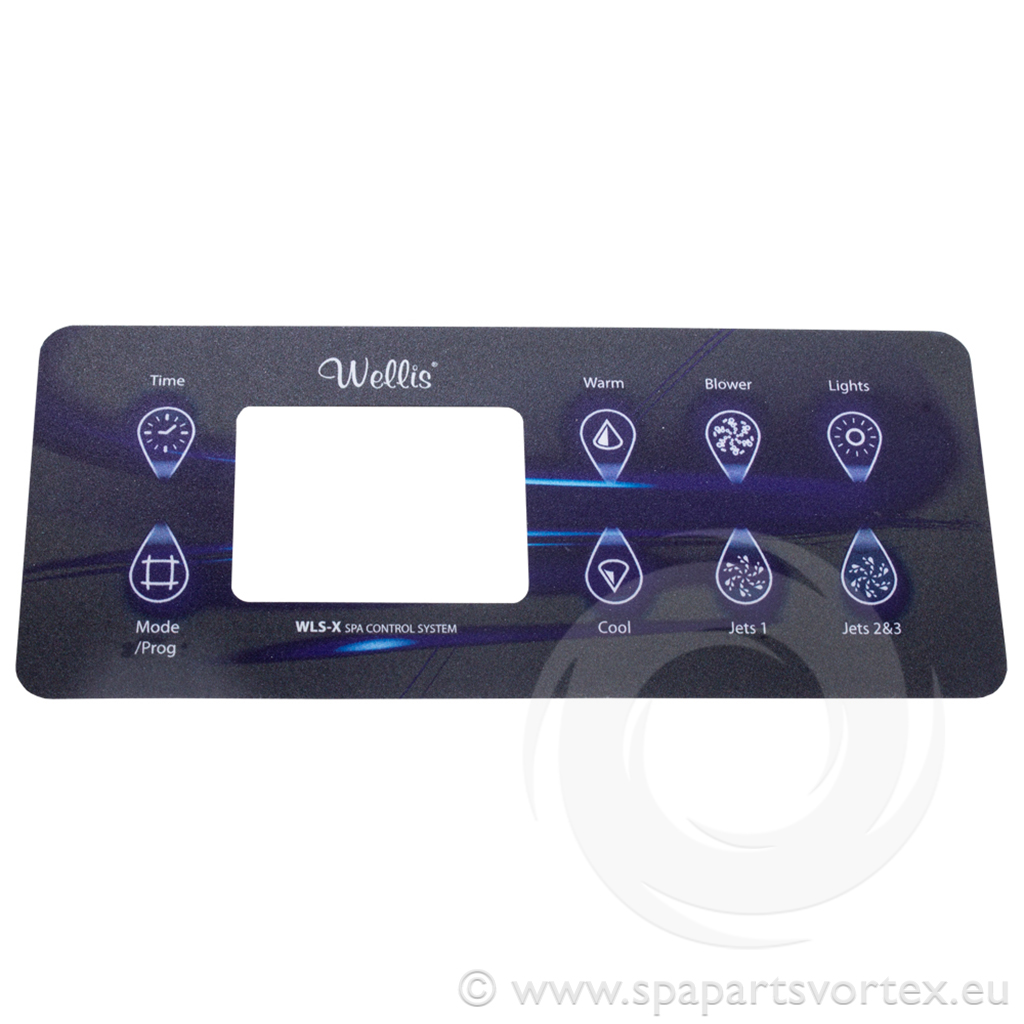 Wellis Control Panel Overlay - VL801D