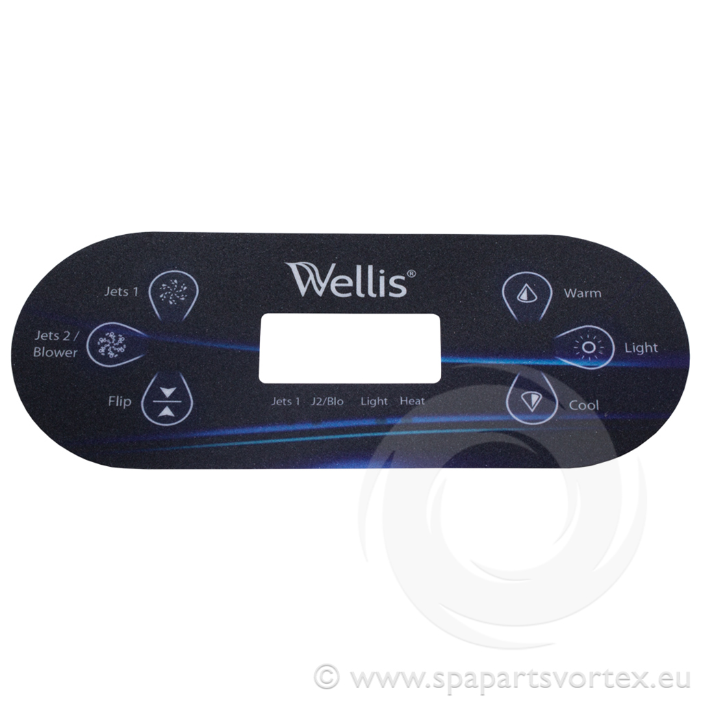 Wellis Control Panel Overlay - TP600