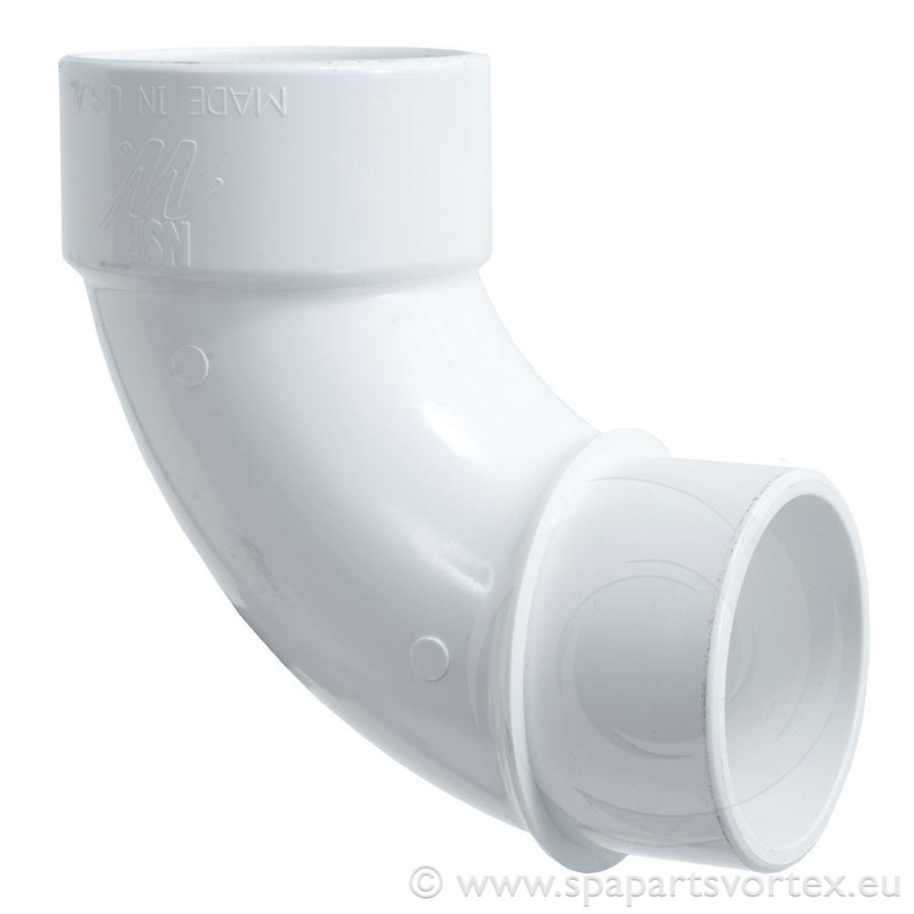 2 inch sweep elbow male-female 