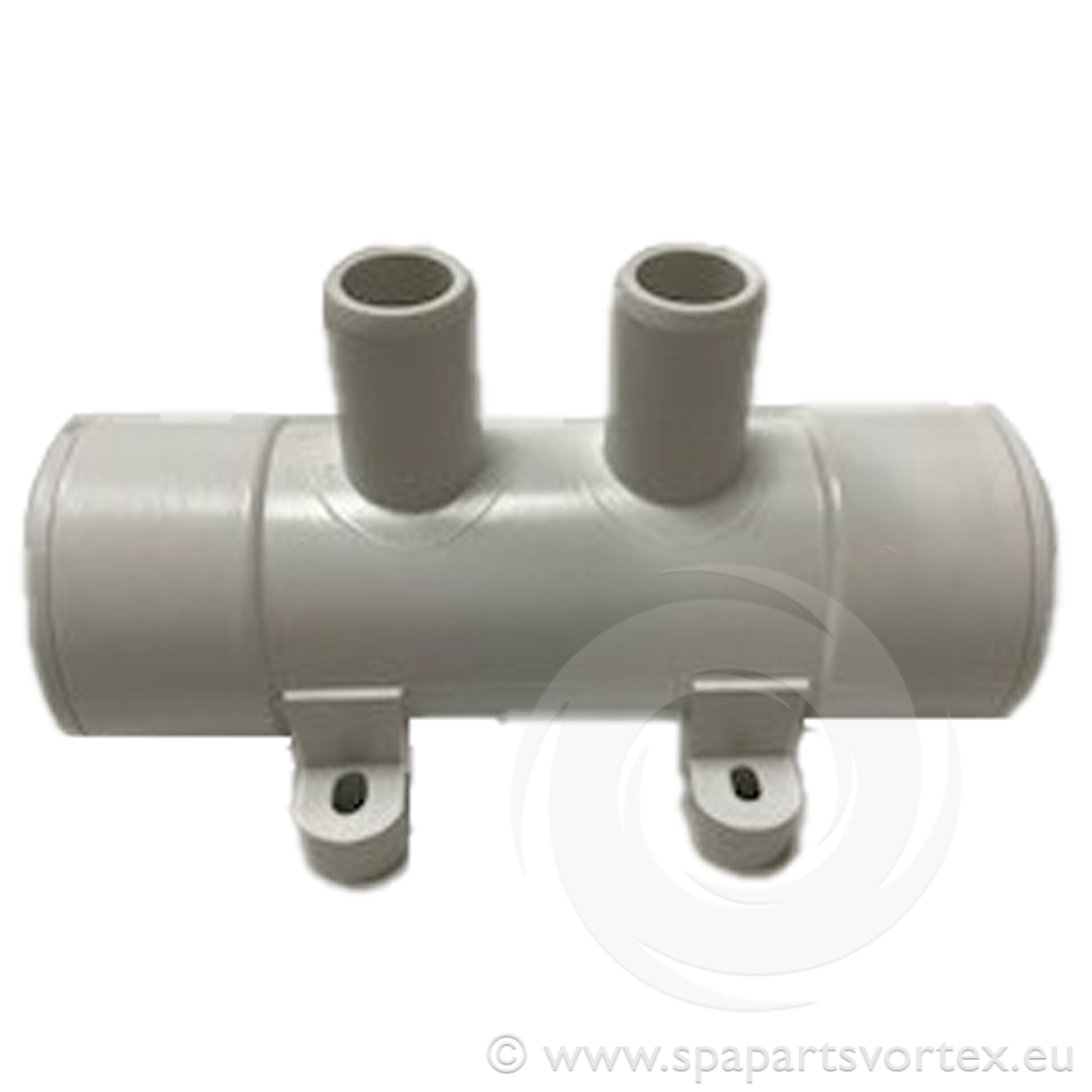 Earth Spas 1.5" - 3/4" Water Manifold (2 Barb)