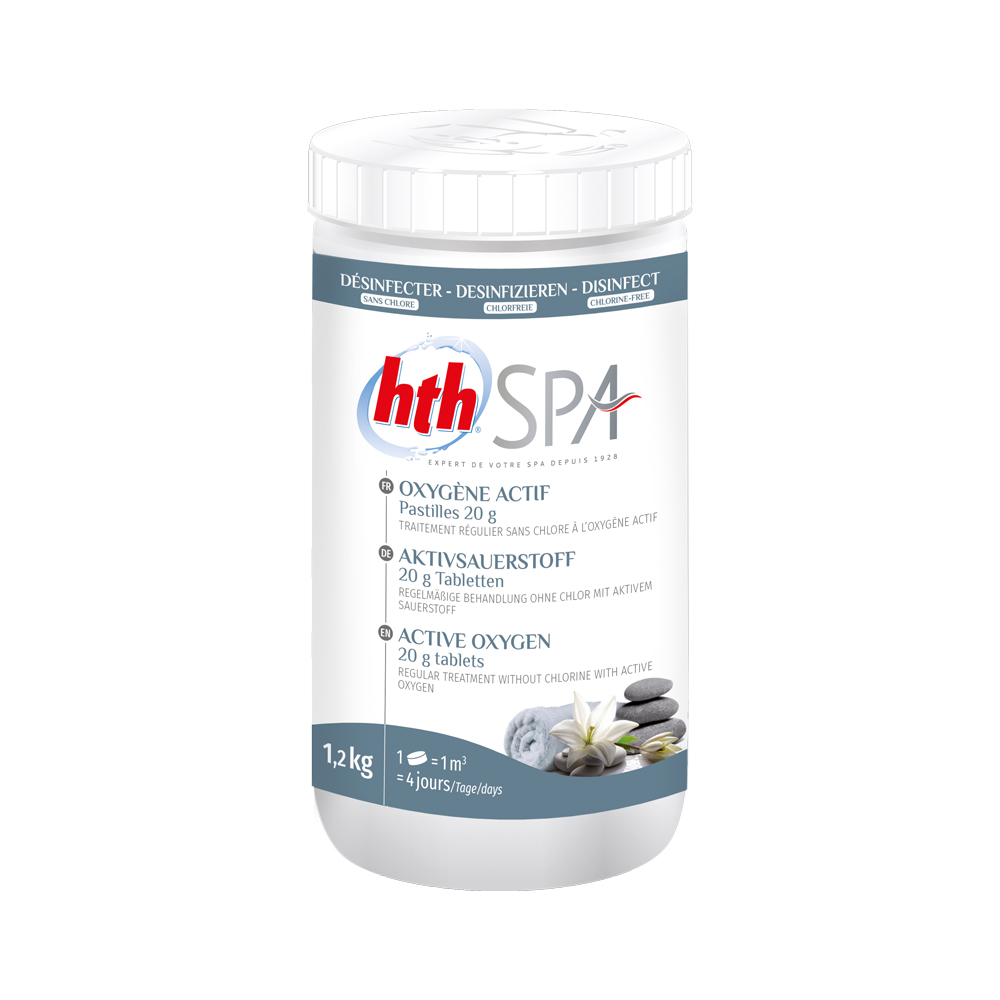 hth Spa Active Oxygen (1,2kgs ; 20g tablets)