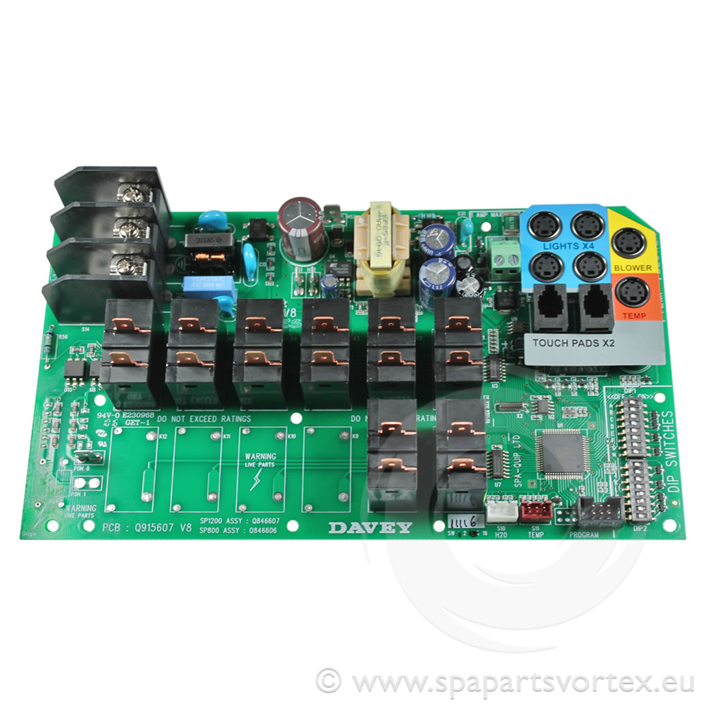 (Davey) Carte électronique Spa Power SP800