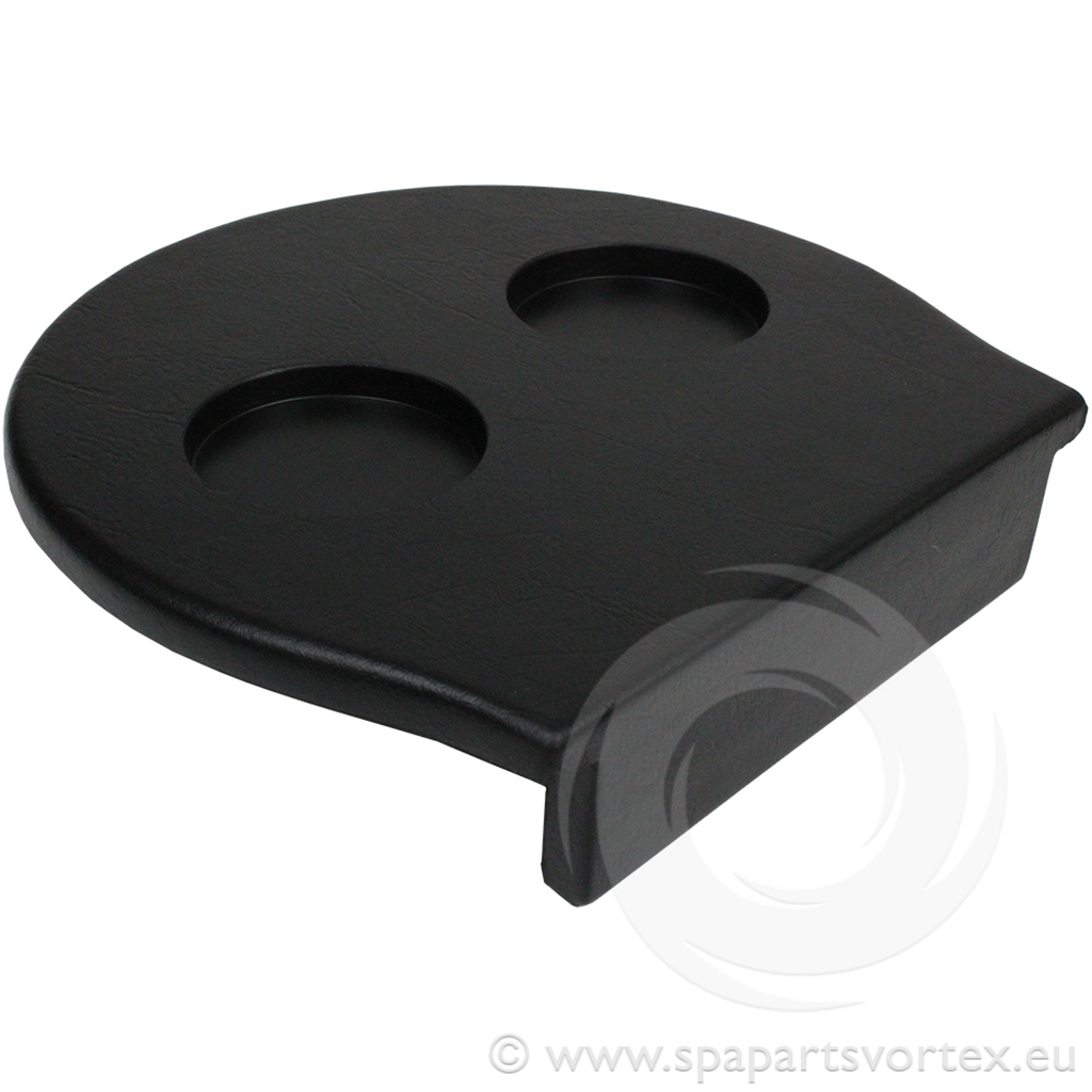 Hydrospa Skimmer Cover and Cup Holder (Black)