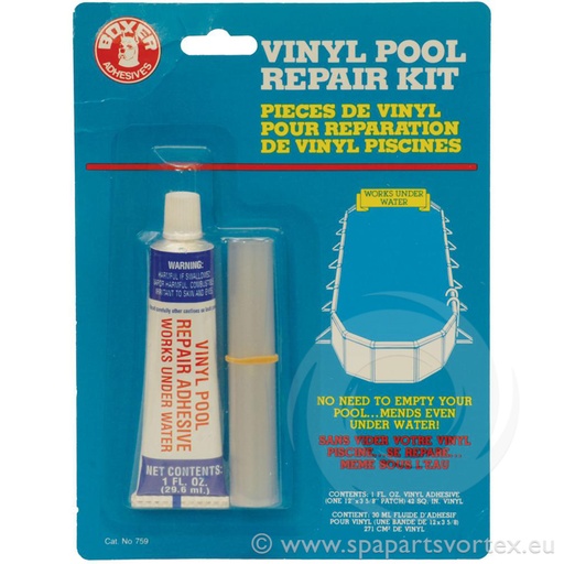 [TL-LR001] Pool Liner Vinyl Repair Kit 1fl oz