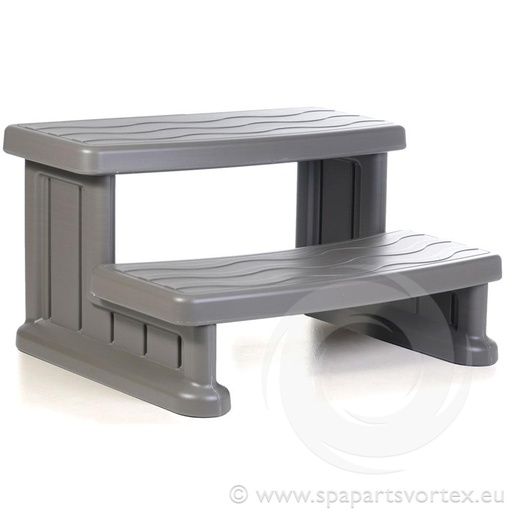 [AC-GCS01] Escalier 2 marches pour spas, gris