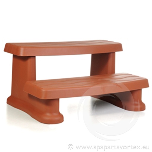 [AC-GCS02] Escalier 2 marches pour spas, maroon