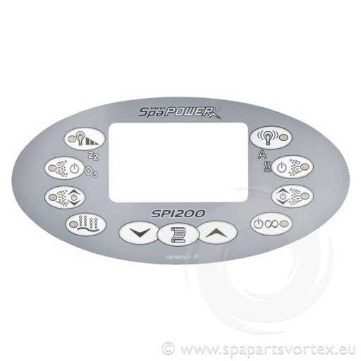 [OL-SP120] Overlay for SP1200 Oval Touch Panel