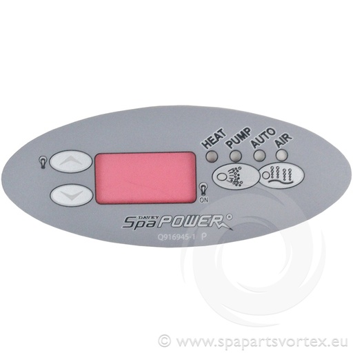 [OL-SP601] Overlay for SP601 Oval Touch Panel