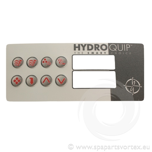 [OL-08010] Hydroquip Overlay HT-2 8 Button